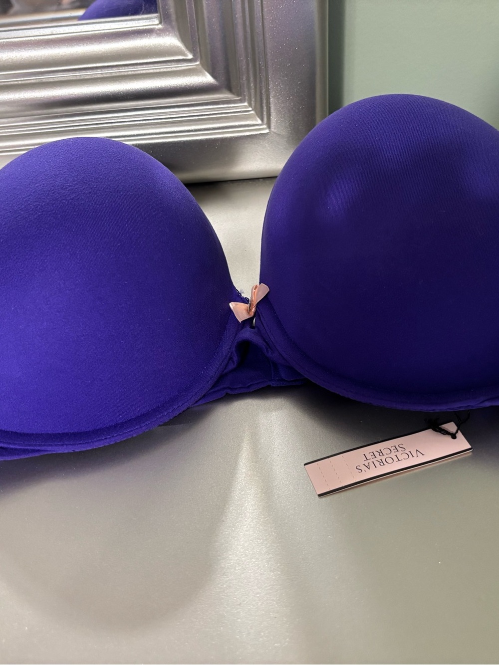 Victoria's Secret Deep Purple Strapless T-Shirt Push-Up Bra